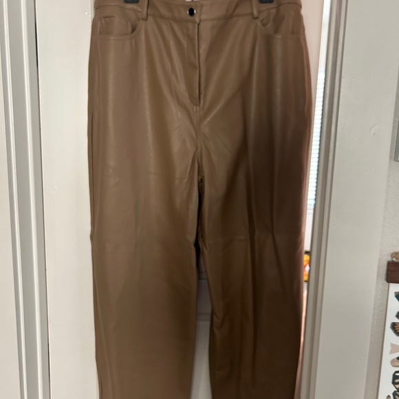 Brand new, Who What Where faux leather pants. Buttery soft. - Picture 5 of 5